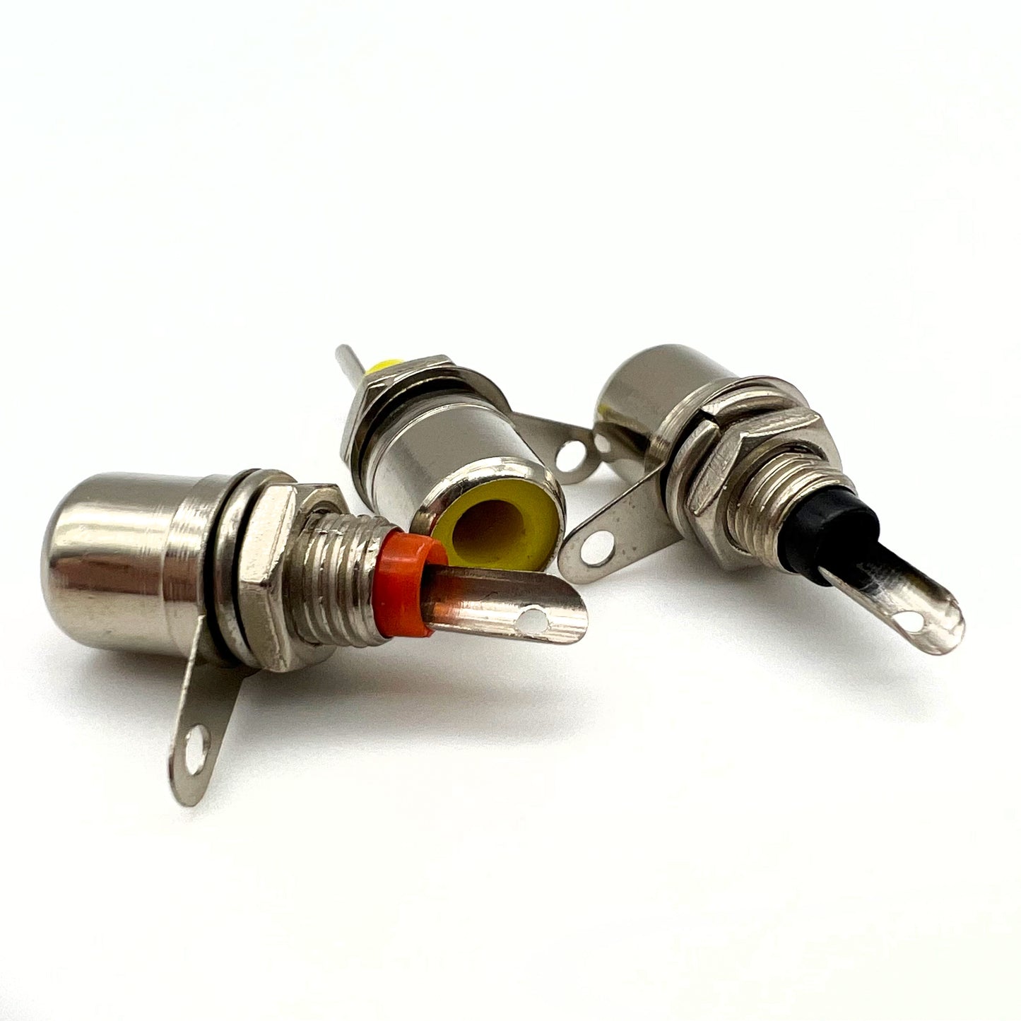 Female Multi-colored RCA jacks (set of 4)