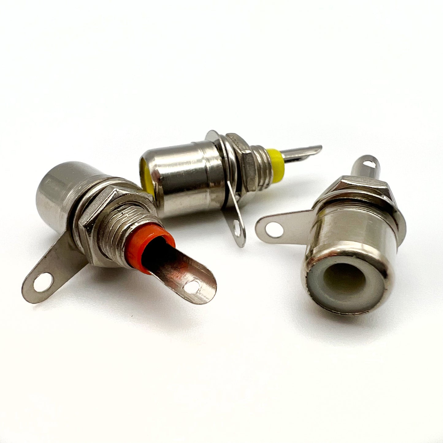 Female Multi-colored RCA jacks (set of 4)