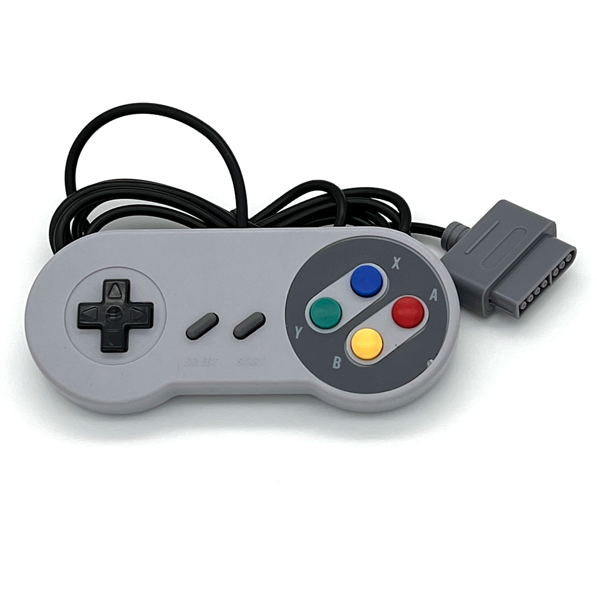 Nintendo® SNES Wired Controller (Rainbow buttons) – Halfcrazed Technologies